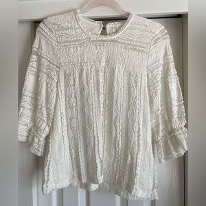 Anthropologie lace top